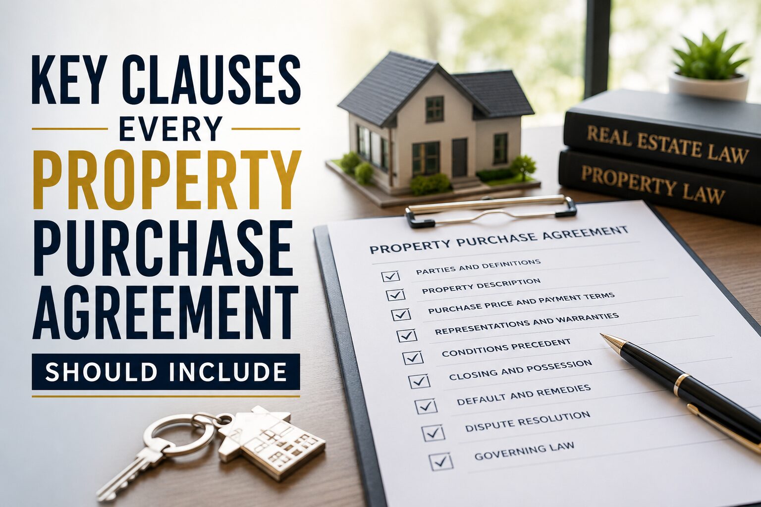 What Key Clauses Should Every Property Purchase Agreement Include?
